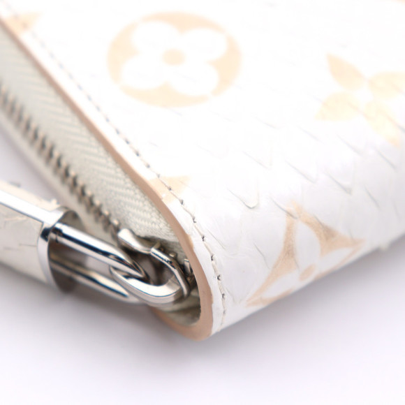 Louis Vuitton Zippy Long Wallet Python Latte White - Picture 5 of 10